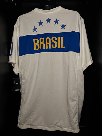 2008-2009 Brazil (CBF) TRAINING Pre Match Kit Soccer Jersey Shirt Nike 2XL XXL Authentic
