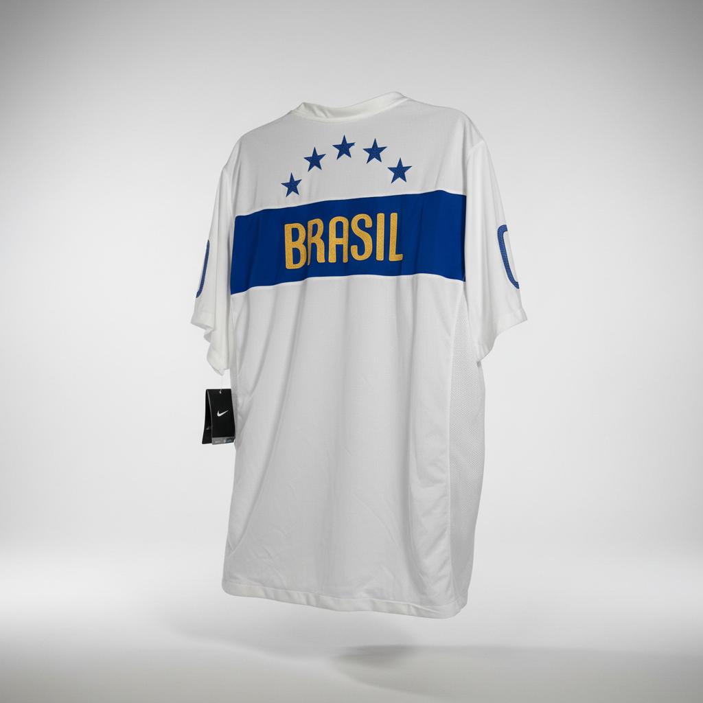 2008-2009 Brazil (CBF) TRAINING Pre Match Kit Soccer Jersey Shirt Nike 2XL XXL Authentic