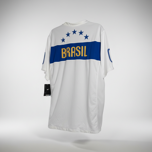 2008-2009 Brazil (CBF) TRAINING Pre Match Kit Soccer Jersey Shirt Nike 2XL XXL Authentic