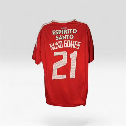 Benfica Nuno Gomes #21 - adidas - 2003/2004 - HOME "UEFA Cup" Kit