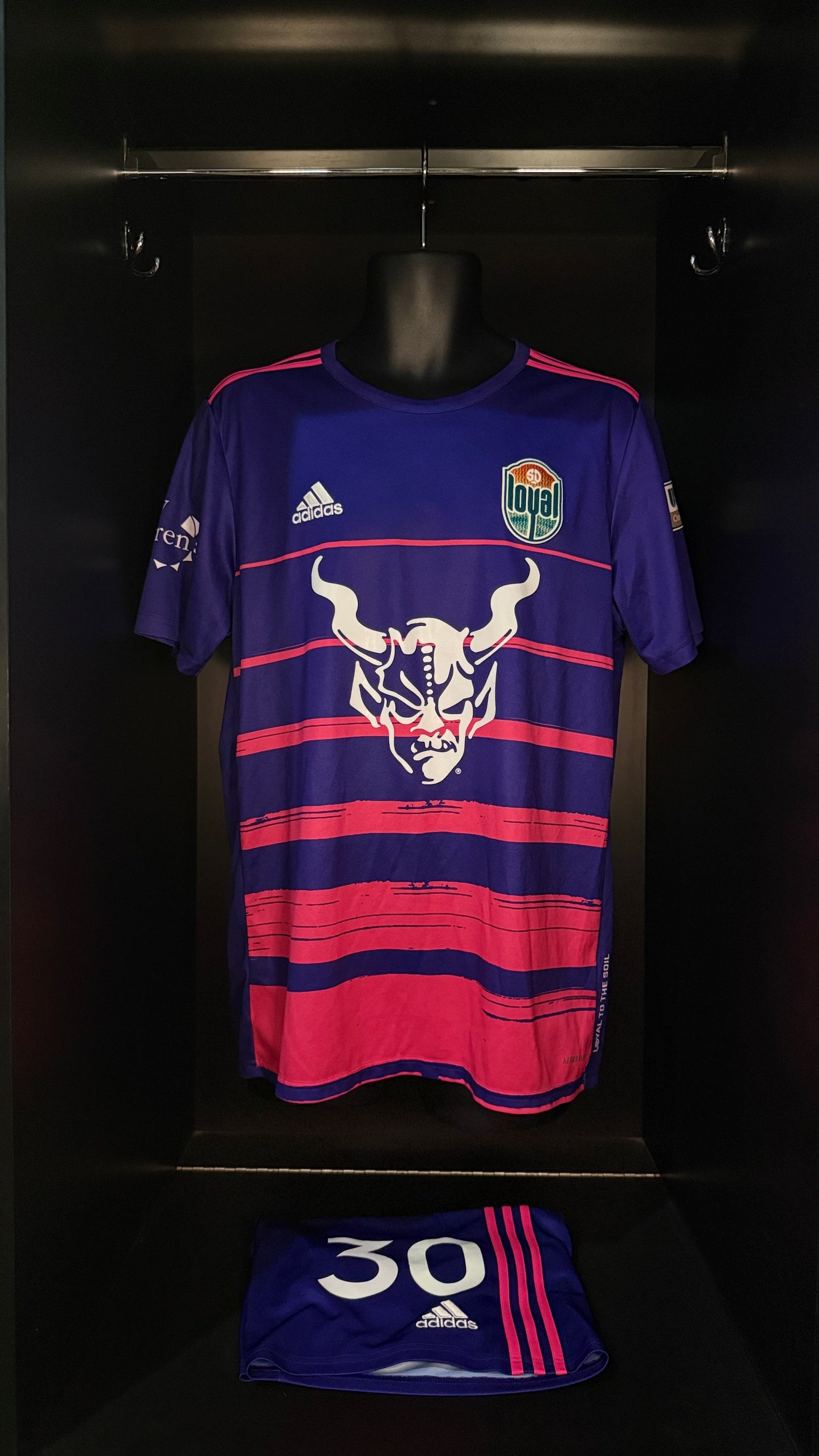 2021-2022 San Diego Loyal Castanheira GK Full Kit Soccer Jersey Football Shirt adidas Large Authentic