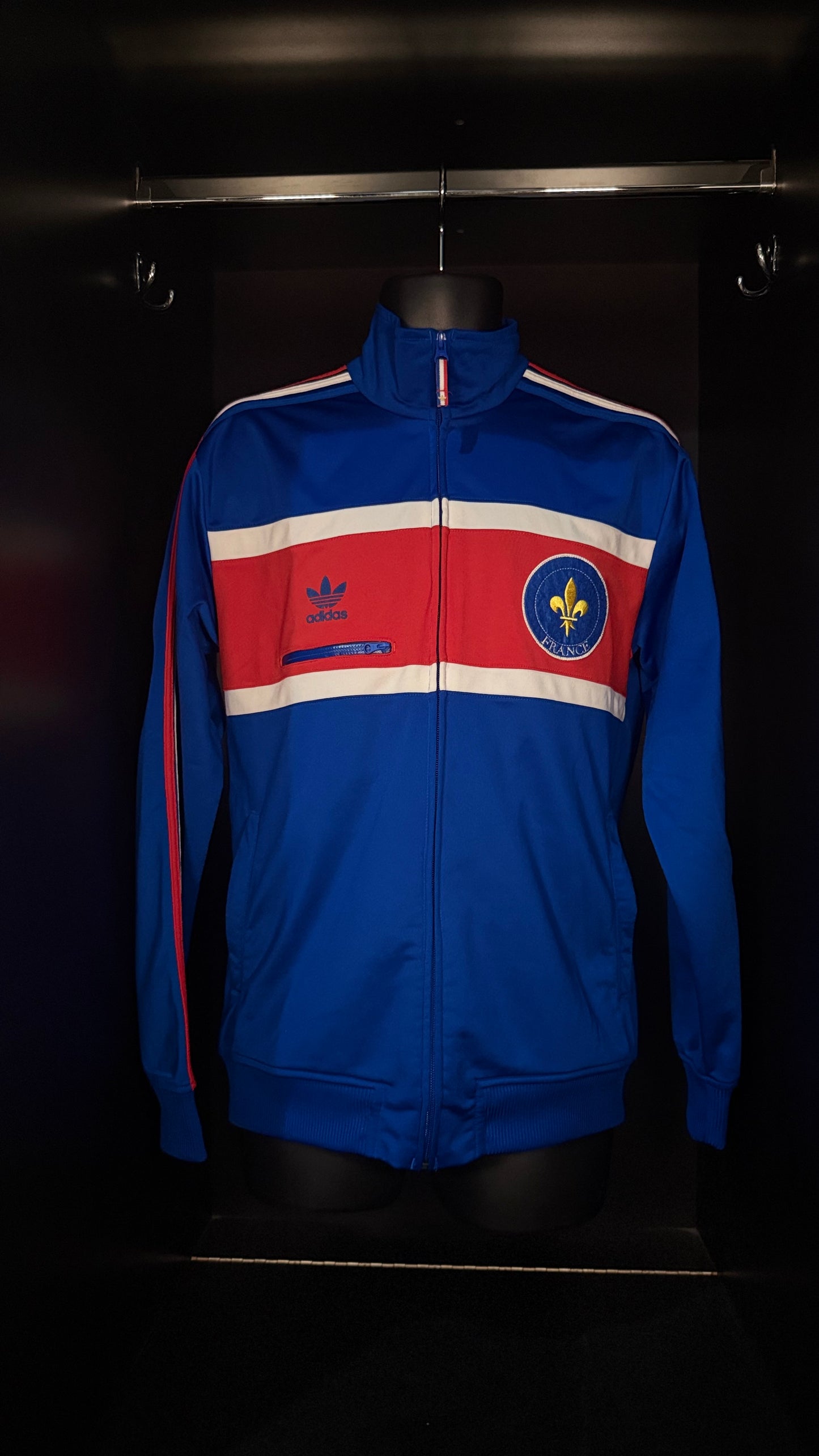 2010-2011 France Track JACKET "Country Colors" Soccer Jersey Football Shirt adidas Medium Authentic