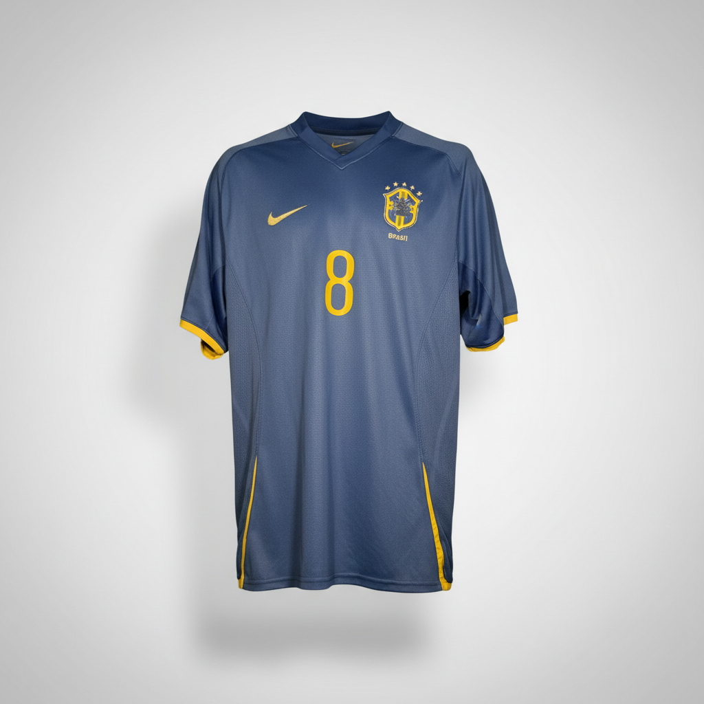 2008-2009 Brazil Kaka AWAY Kit Soccer Jersey Shirt Nike Large Authentic