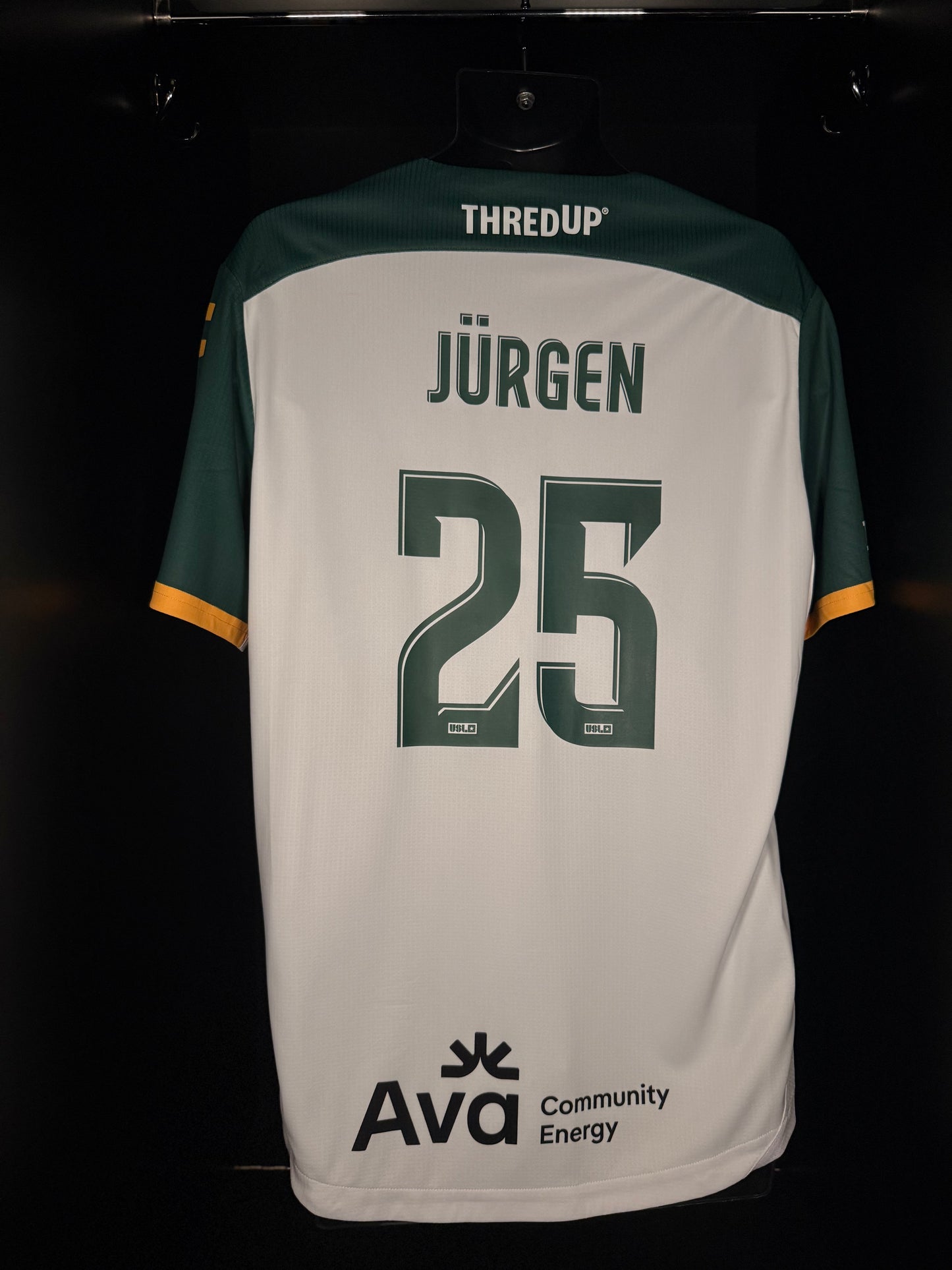 2025-2026 Oakland Roots Jurgen AWAY Kit Soccer Jersey Shirt Charly Large Authentic