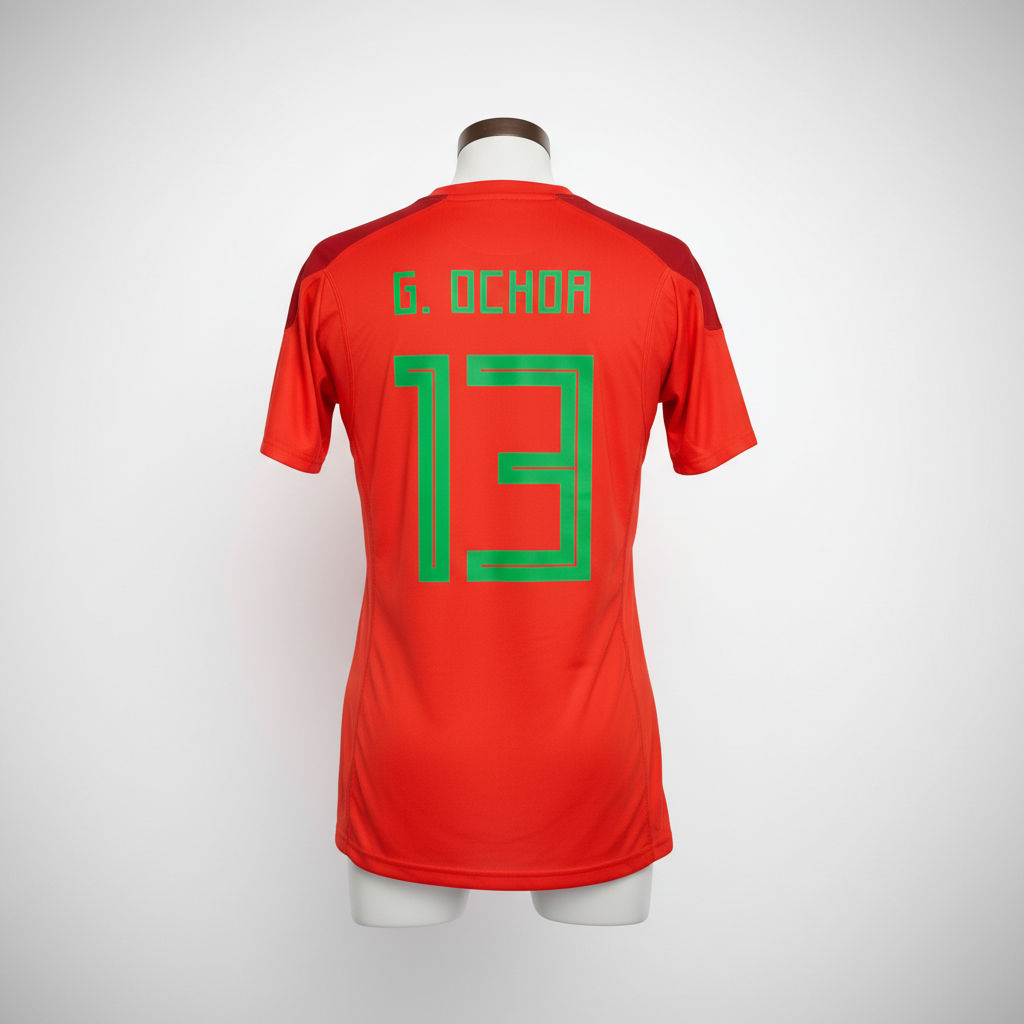 2018-2019 Mexico G. Ochoa GK Kit Soccer Jersey Football Shirt adidas Medium Authentic