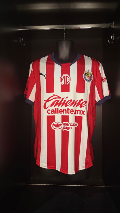 2024-2025 Chivas Guadalajara Mozo HOME Kit Soccer Jersey Football Shirt Puma Medium Authentic