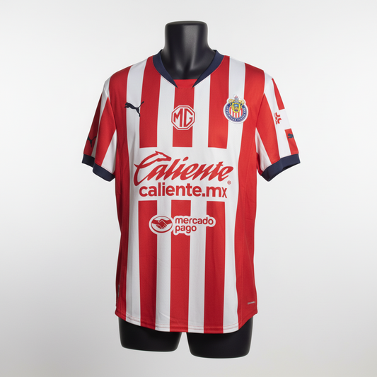 2024-2025 Chivas Guadalajara Mozo HOME Kit Soccer Jersey Football Shirt Puma Medium Authentic