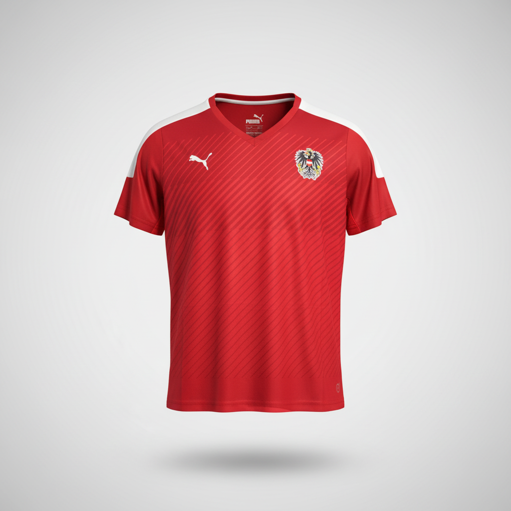 2016-2017 Austria HOME Kit Soccer Jersey Shirt adidas Youth XL Authentic