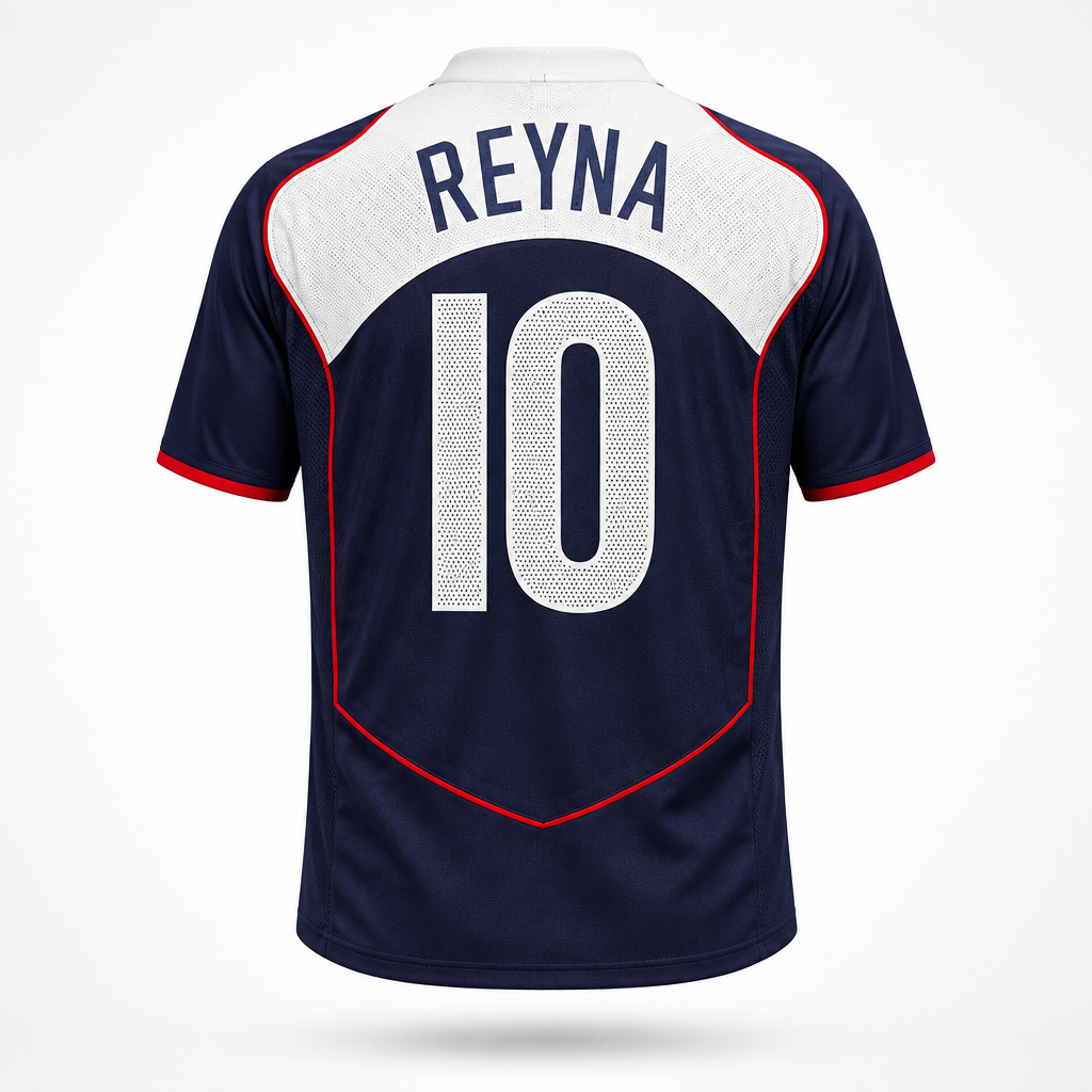 2004-2006 United States (USA) Reyna AWAY Kit Soccer Jersey Football Shirt Nike Large