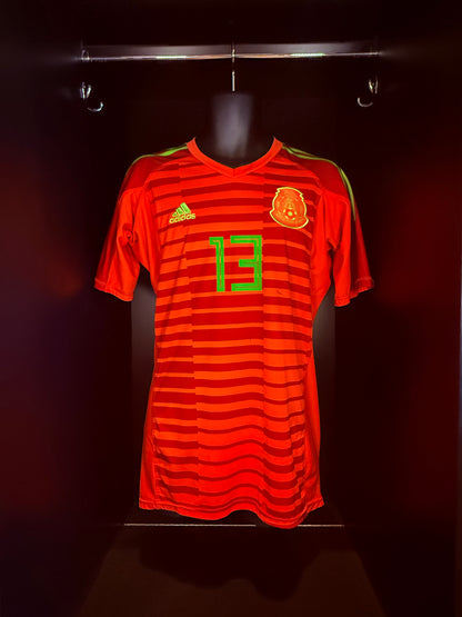 2018-2019 Mexico G. Ochoa GK Kit Soccer Jersey Football Shirt adidas Medium Authentic