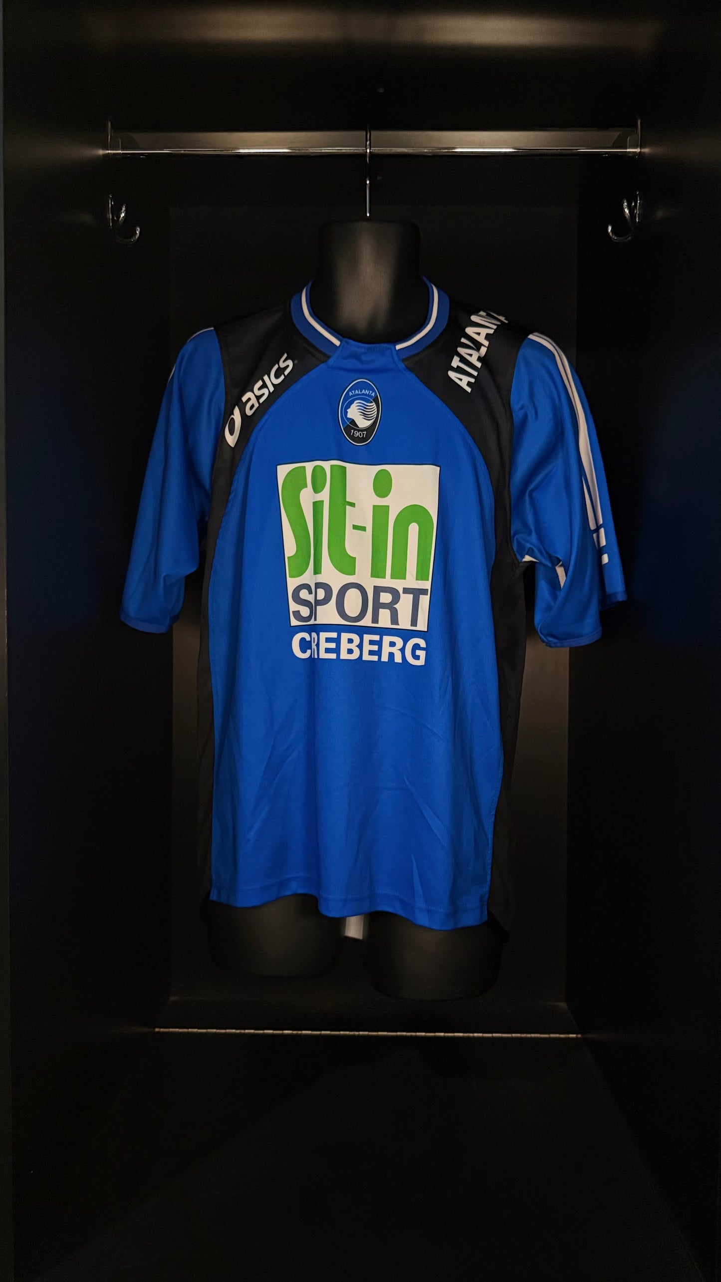 2006-2007 Atalanta BC TRAINING Kit Soccer Jersey Football Shirt Asics Medium Authentic