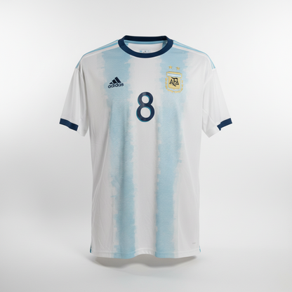 2019-2020 Argentina De Paul HOME Kit Soccer Jersey Shirt adidas XL Authentic