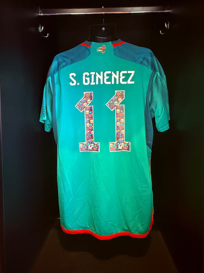2022-2023 Mexico "Dia de los Muertos" S. Giménez HOME Kit Soccer Jersey Football Shirt adidas XL Authentic