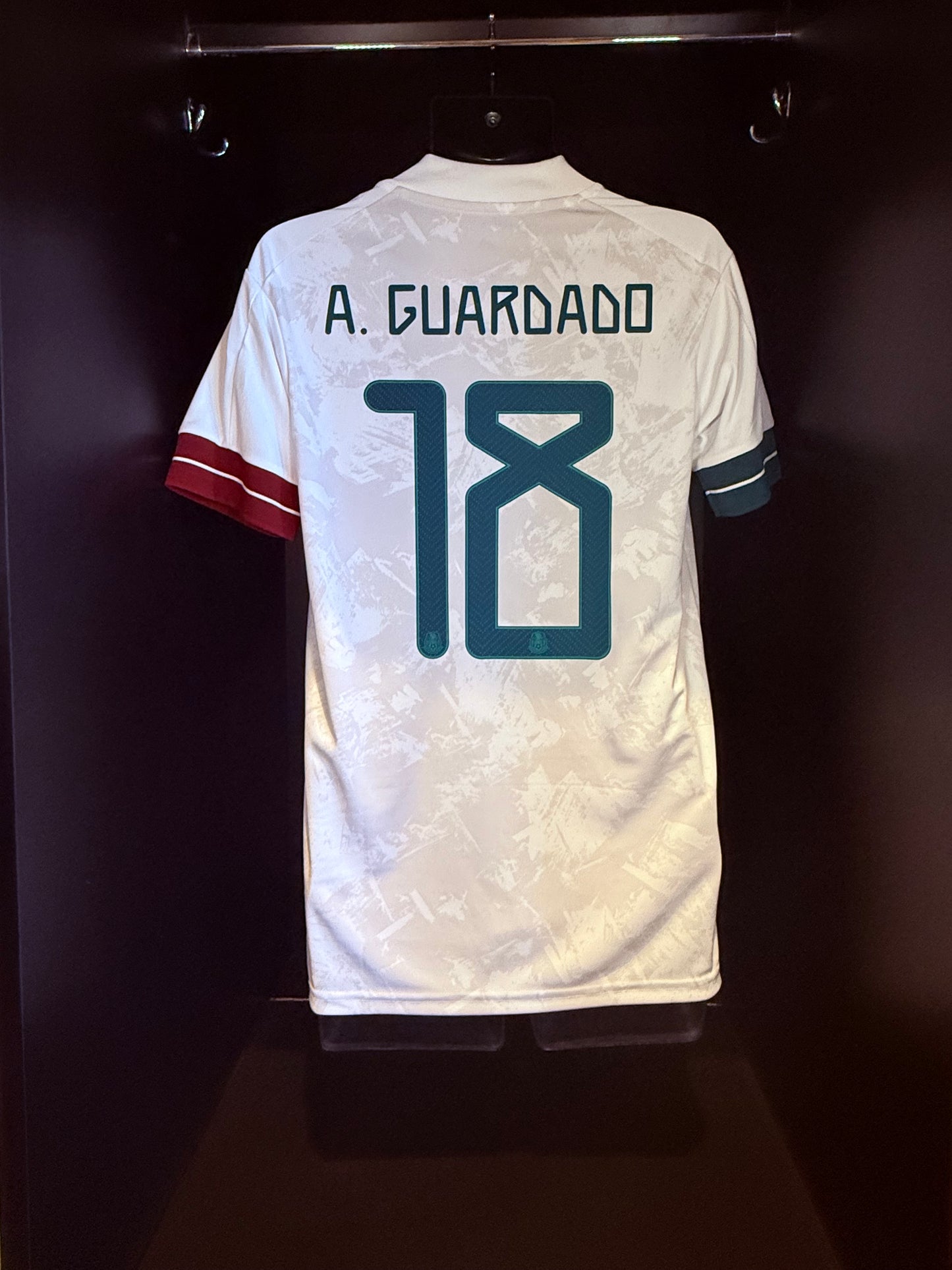 2020-2021 Mexico A. Guardado AWAY Kit Soccer Jersey Football Shirt adidas Small Authentic