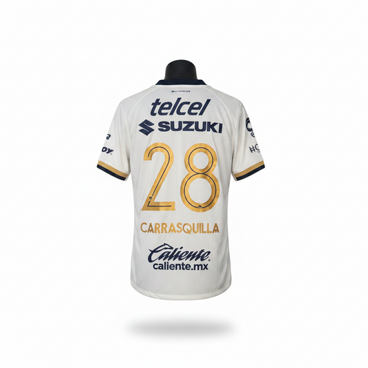 2025-2026 Pumas UNAM Carrasquilla HOME Kit Soccer Jersey Football Shirt Nike Large Authentic