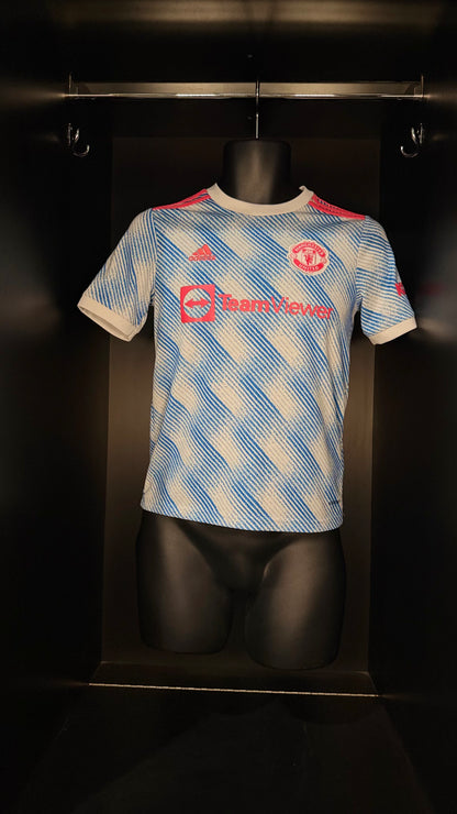 2021-2022 Manchester United Ronaldo AWAY Kit Soccer Jersey Football Shirt adidas Youth Medium Authentic