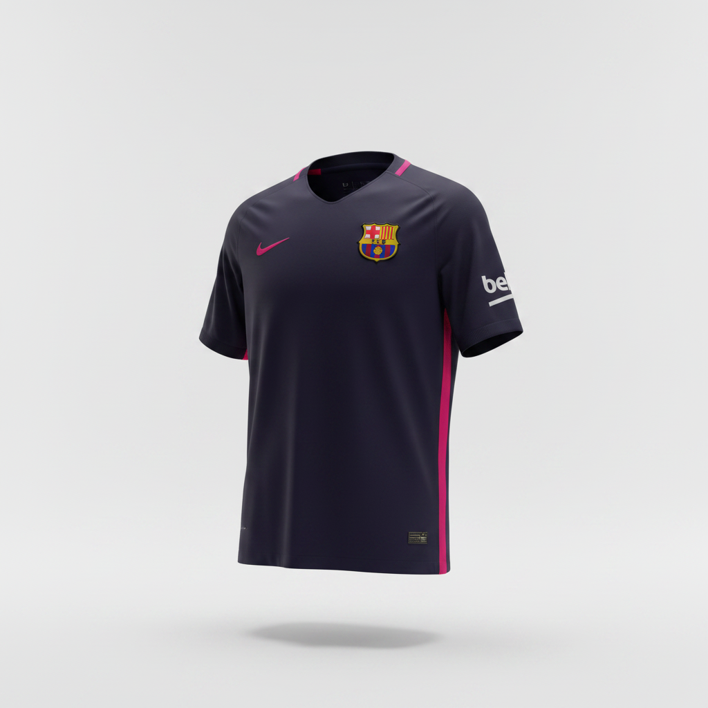 2016-2017 FC Barcelona Messi AWAY Kit Soccer Jersey Football Shirt Nike Medium Authentic