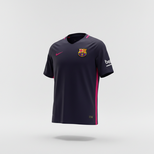 2016-2017 FC Barcelona Messi AWAY Kit Soccer Jersey Football Shirt Nike Medium Authentic