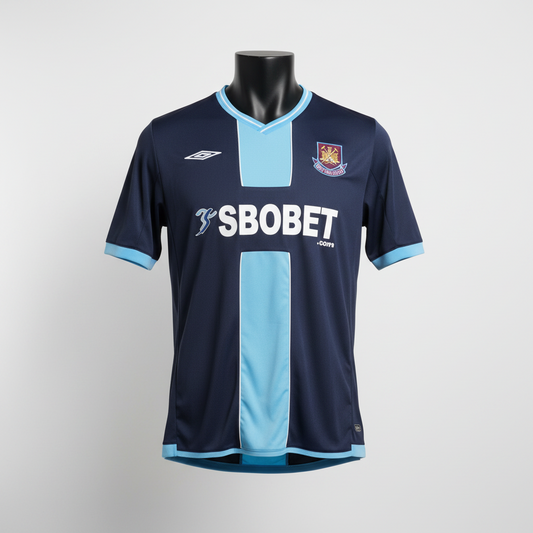 2009-2010 West Ham United Kovac AWAY Kit Soccer Jersey Football Shirt Umbro XL Authentic