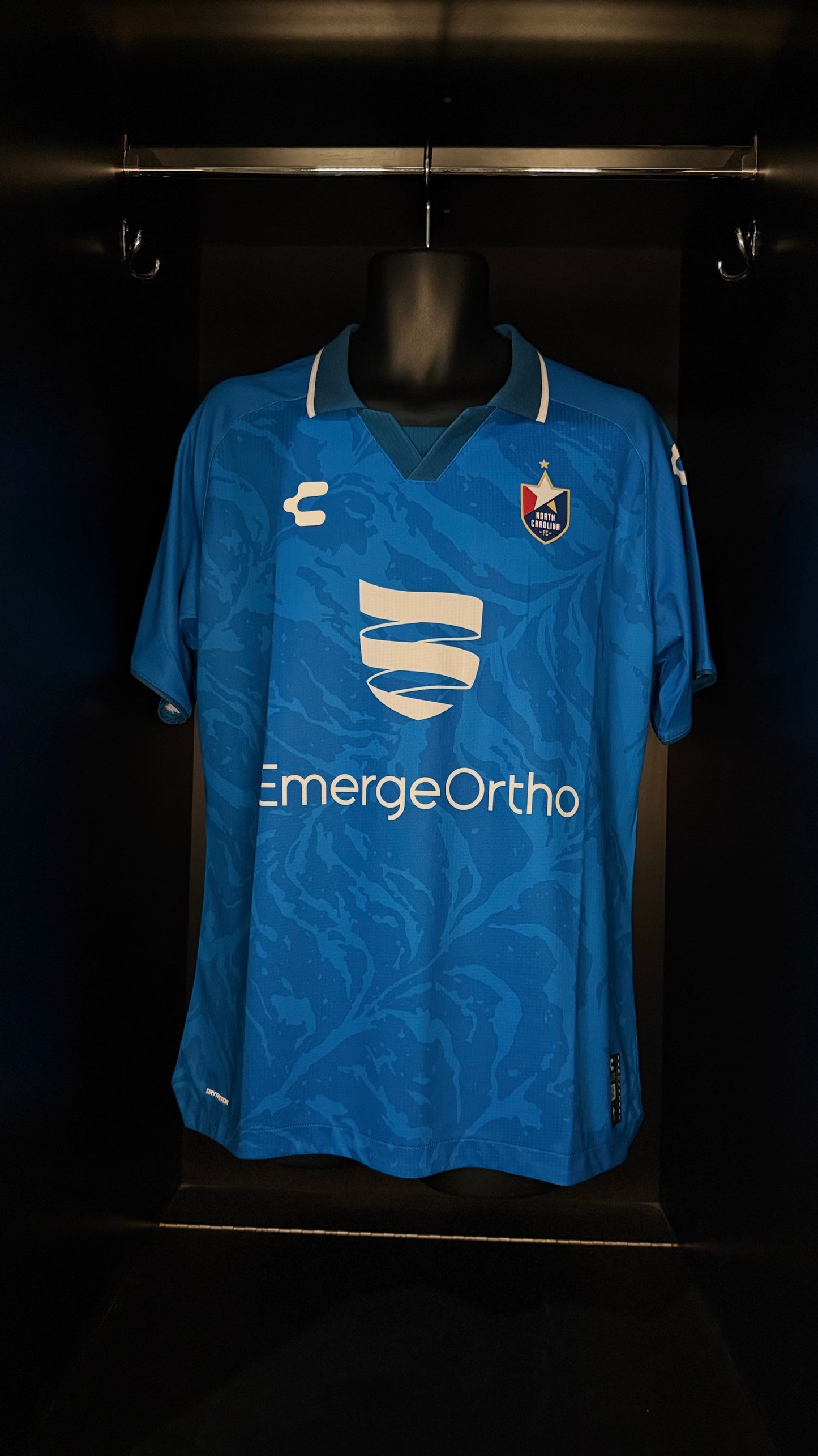 2025-2026 North Carolina Donovan HOME Kit Soccer Jersey Football Shirt Charly Large Authentic