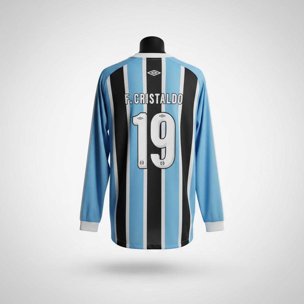 2022-2023 Grêmio F. Cristaldo HOME Kit Soccer Jersey Football Shirt Umbro Large Authentic