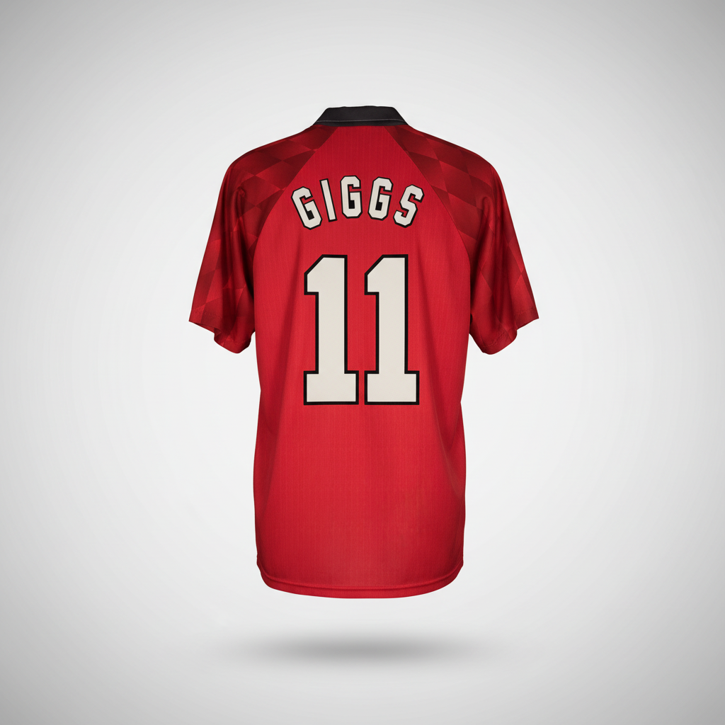 Manchester United Giggs #11 - Umbro - 1996/1998 - HOME Kit