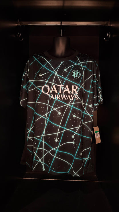 2025-2026 Inter Milan WARM-UP Kit Soccer Jersey Football Shirt Nike XL Authentic