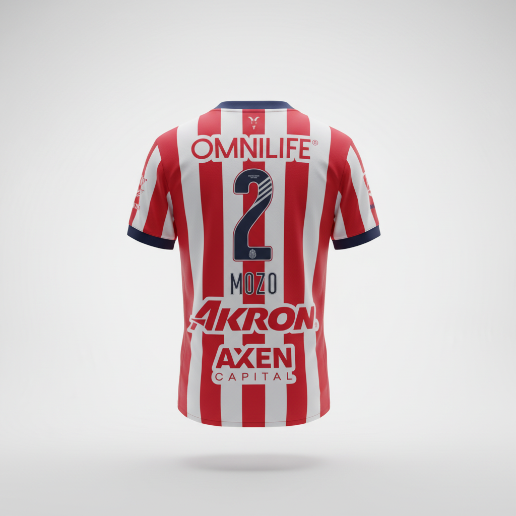 2024-2025 Chivas Guadalajara Mozo HOME Kit Soccer Jersey Football Shirt Puma Medium Authentic