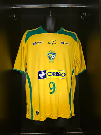 2011-2012 Brazil (Futsal) HOME Kit - Soccer Jersey Football Shirt Topper Medium Authentic