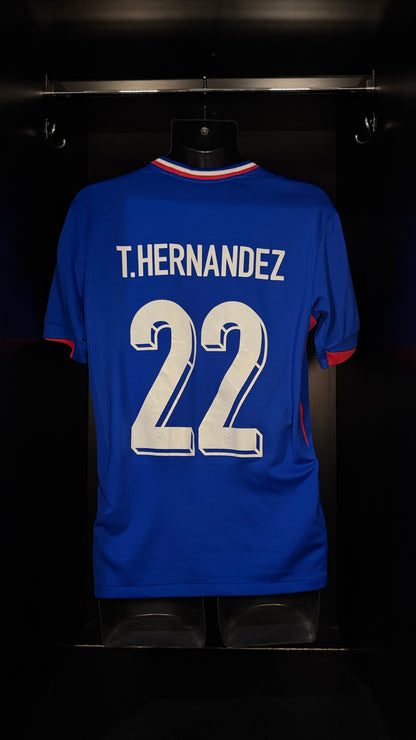 2024-2025 France T. Hernandez HOME Kit Soccer Jersey Football Shirt Nike Medium Authentic