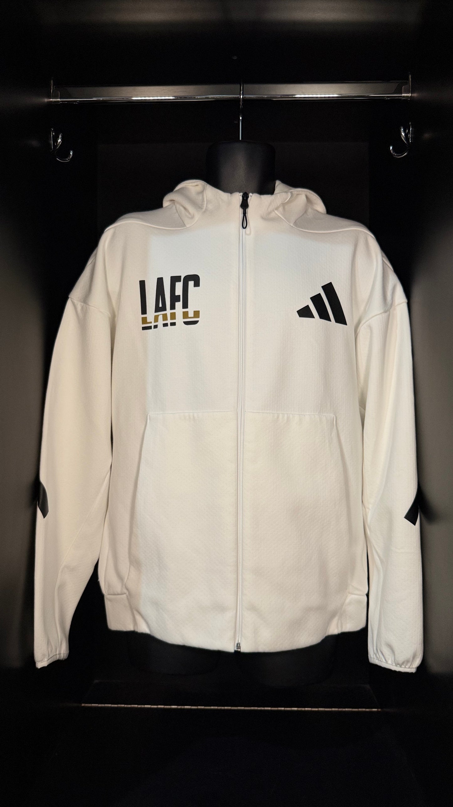 2024-2025 LAFC Track JACKET Soccer Jersey Football Shirt adidas Medium Authentic