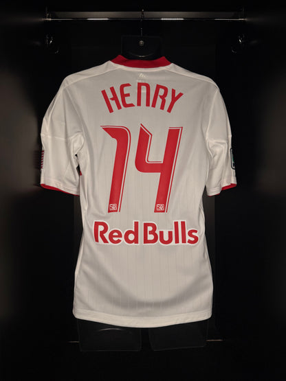 2012-2013 NY Red Bulls Henry HOME Kit Soccer Jersey Shirt adidas Medium Authentic
