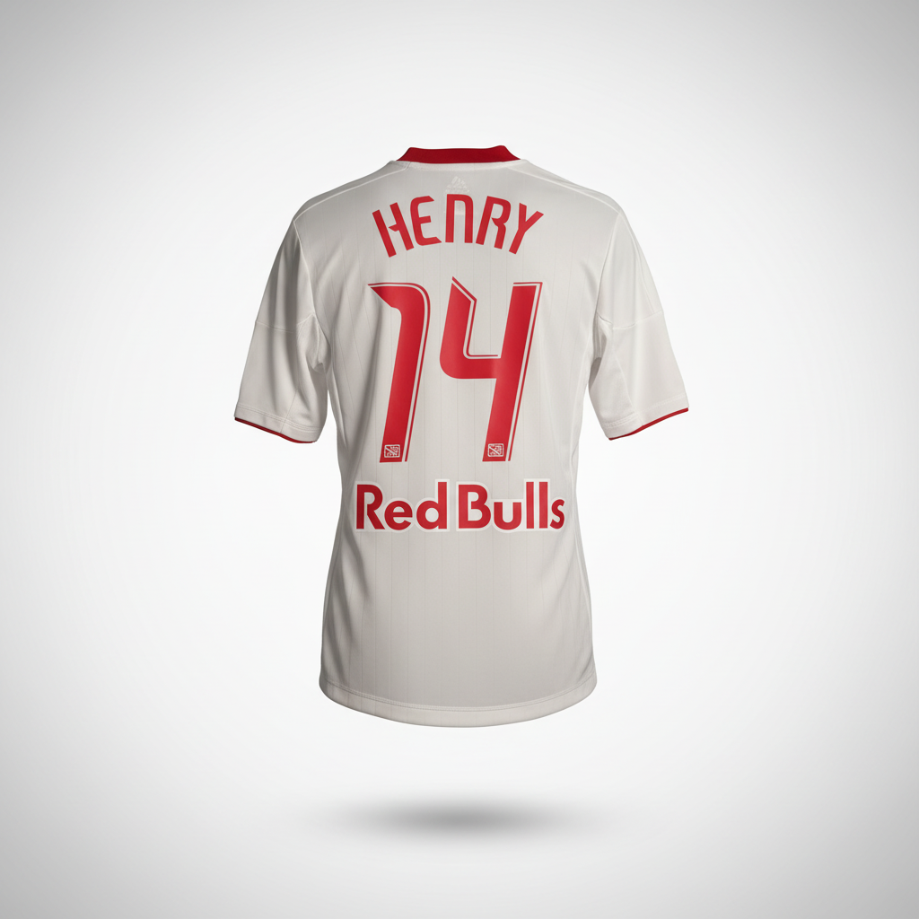 2012-2013 NY Red Bulls Henry HOME Kit Soccer Jersey Shirt adidas Medium Authentic