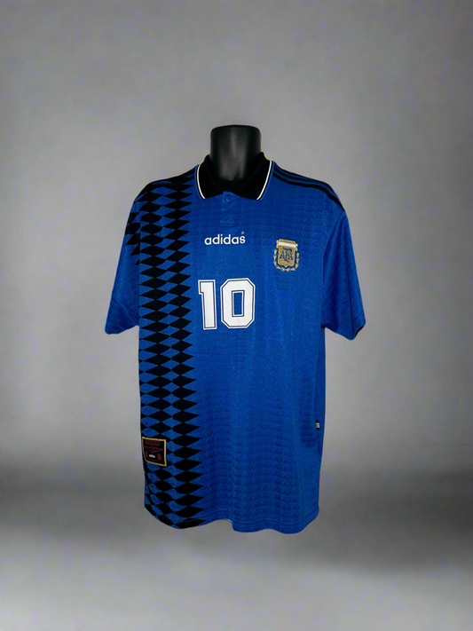 Argentina #10 - adidas - 1994/1997 - AWAY "Reissue" Kit