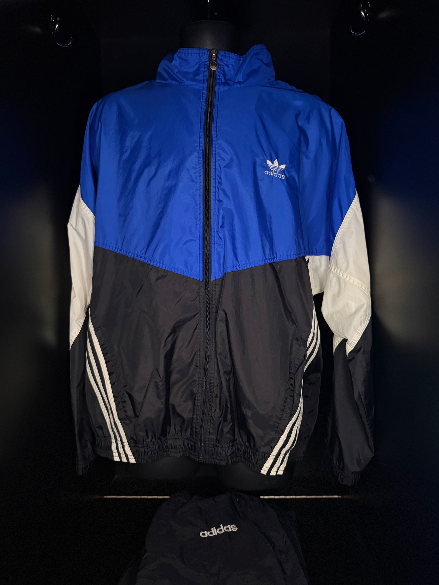 1990-1992 Argentina Template JACKET- Soccer Jersey Shirt - adidas Large Authentic