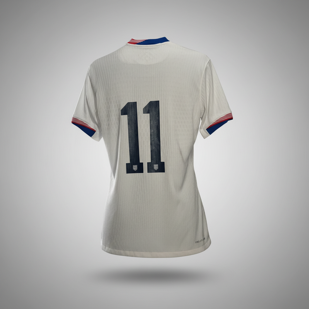 2024-2025 United States (USA) HOME Kit Soccer Jersey Shirt Nike Medium Authentic