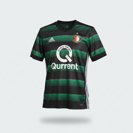2017-2018 Feyenoord AWAY Kit Soccer Jersey Football Shirt adidas Small Authentic