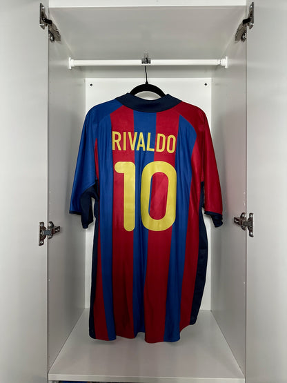 Barcelona Rivaldo #10 - Nike - 2001/2002 - HOME Kit
