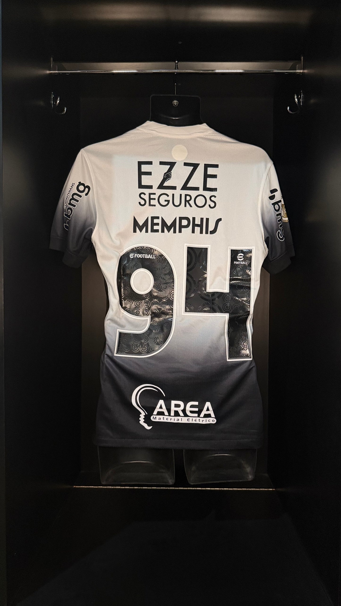 2024-2025 Corinthians Memphis HOME Kit Soccer Jersey Football Shirt Nike Medium Authentic