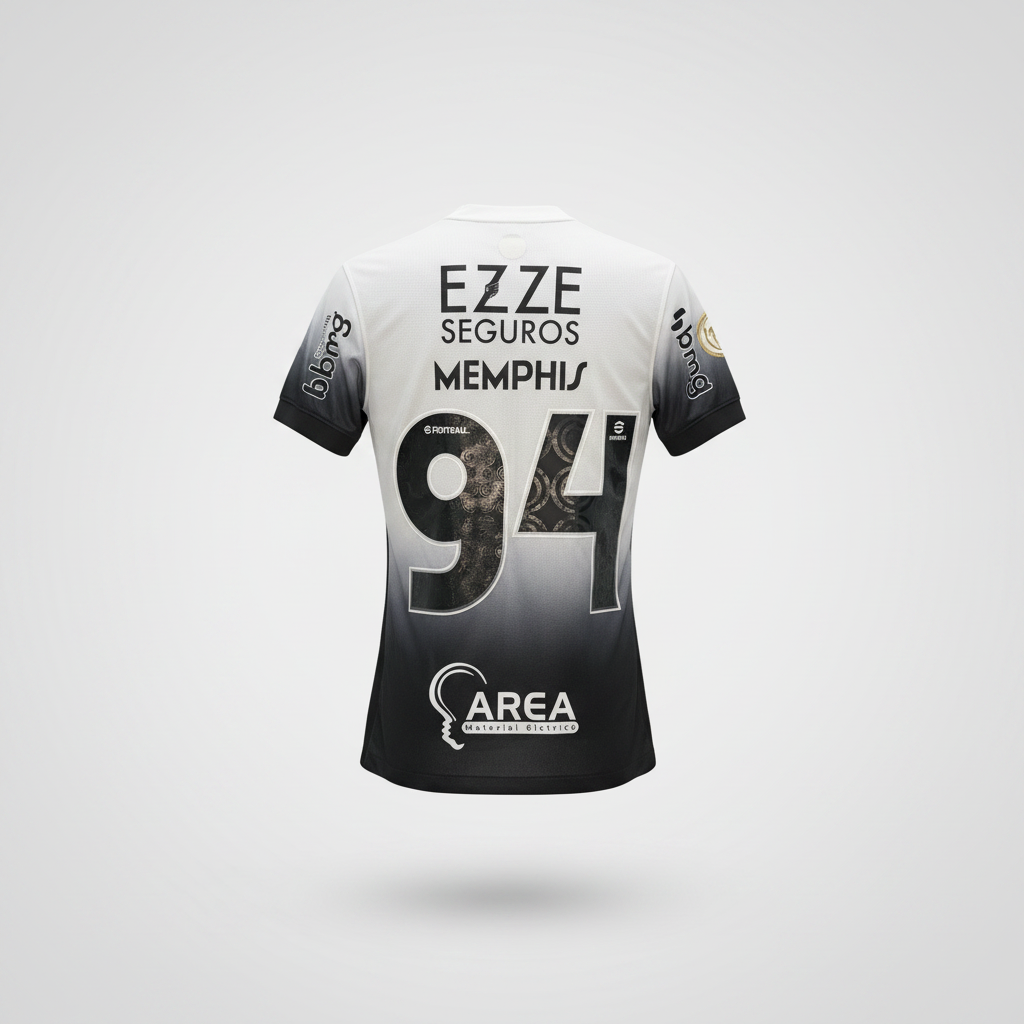 2024-2025 Corinthians Memphis HOME Kit Soccer Jersey Football Shirt Nike Medium Authentic