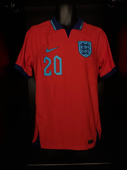 2022-2023 England Foden AWAY Kit Soccer Jersey Shirt Nike Small Authentic