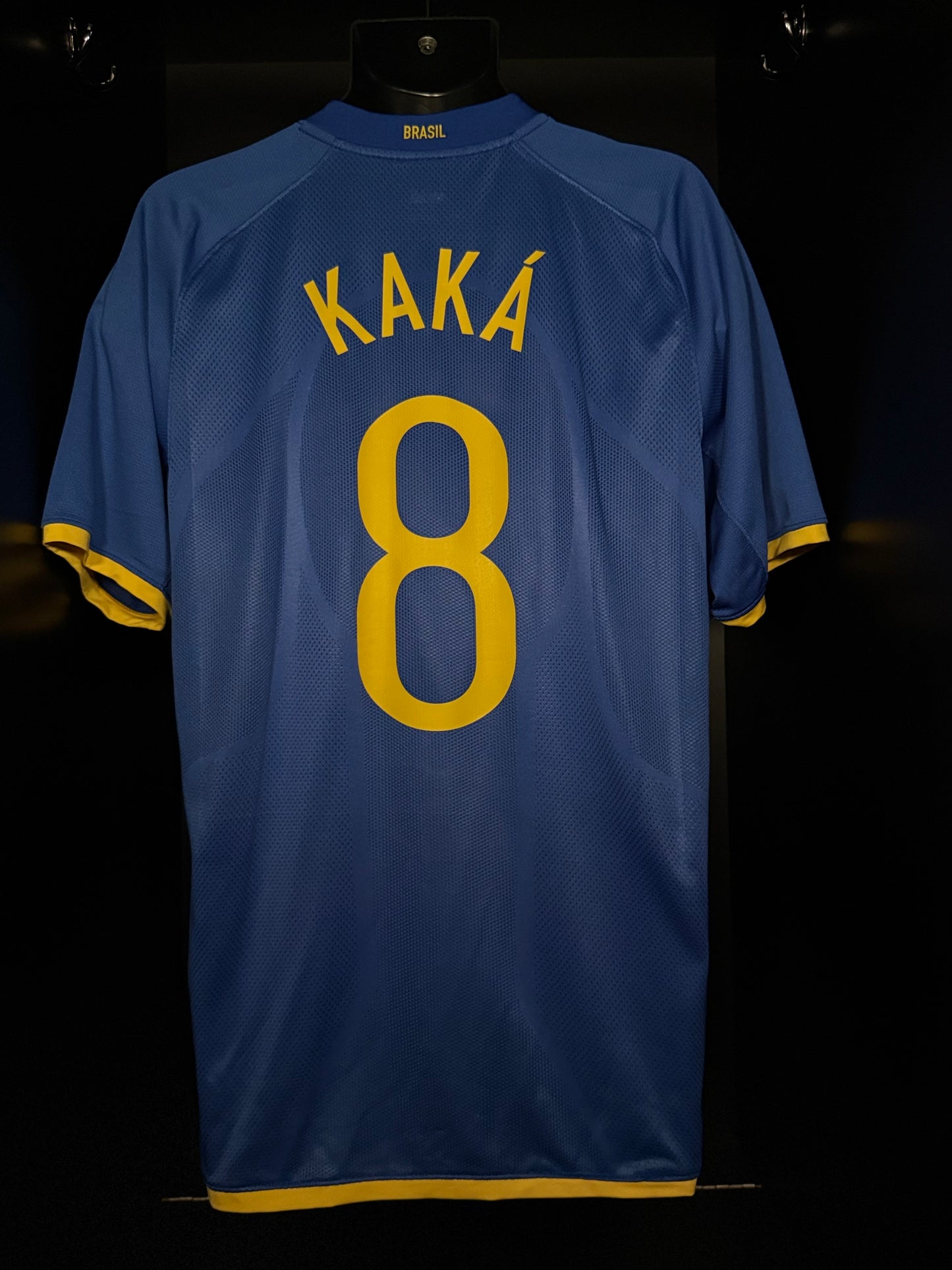 2008-2009 Brazil Kaka AWAY Kit Soccer Jersey Shirt Nike Large Authentic