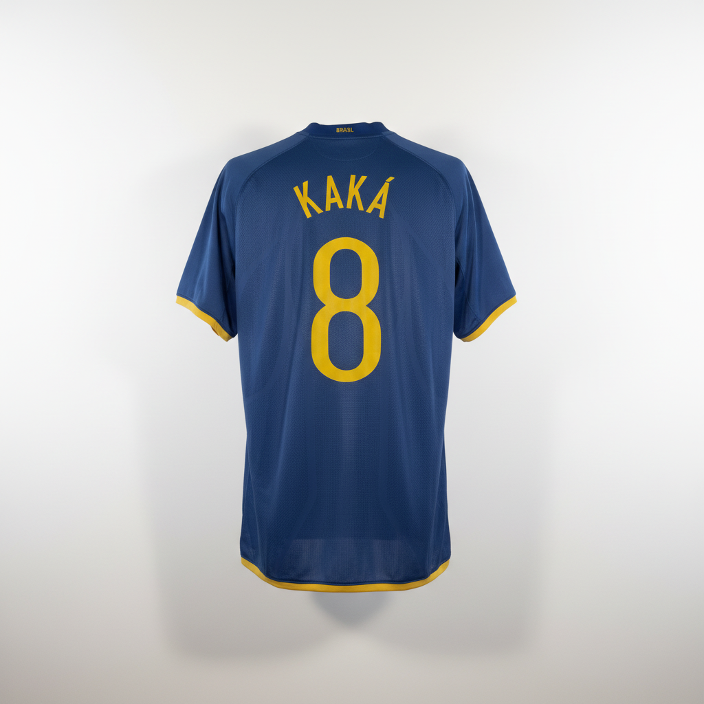 2008-2009 Brazil Kaka AWAY Kit Soccer Jersey Shirt Nike Large Authentic