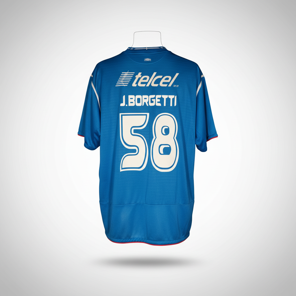 Cruz Azul J. Borgetti #58 - Umbro - 2007/2008 - HOME Kit