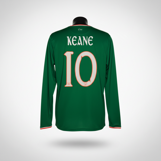 2017-2018 Ireland Keane HOME Kit Soccer Jersey Shirt New Balance Large Authentic