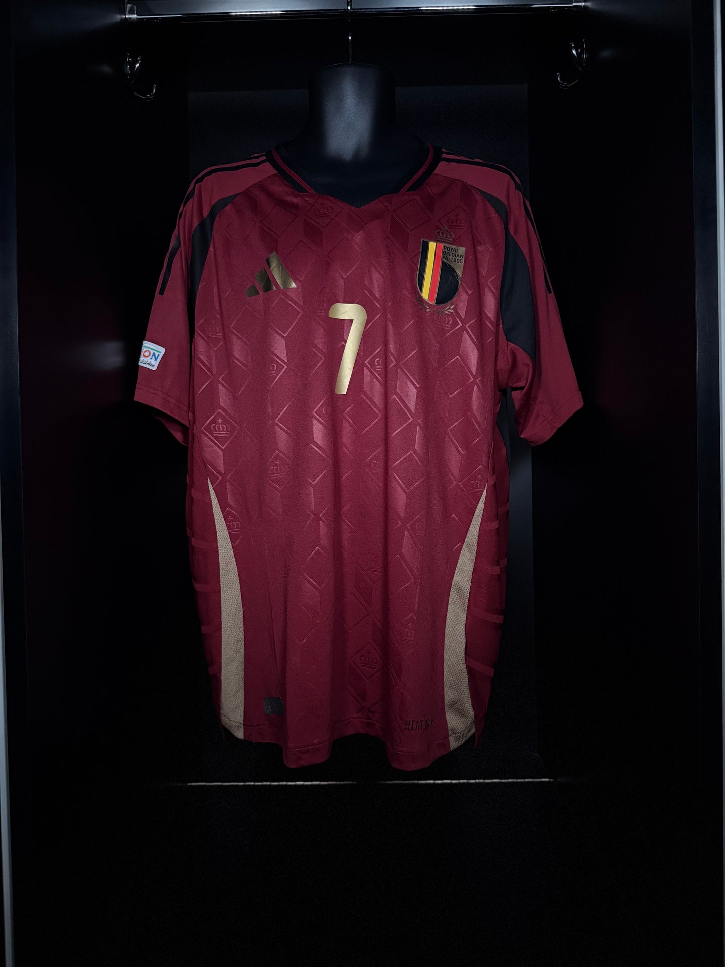 2024-2025 Belgium De Bruyne HOME Kit Soccer Jersey Shirt adidas XL Authentic
