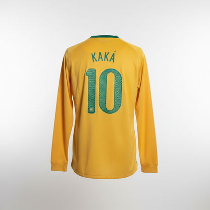 2010-2011 Brazil (CBF) Kaká #10 HOME Kit Soccer Jersey Shirt Nike Extra-Large Authentic