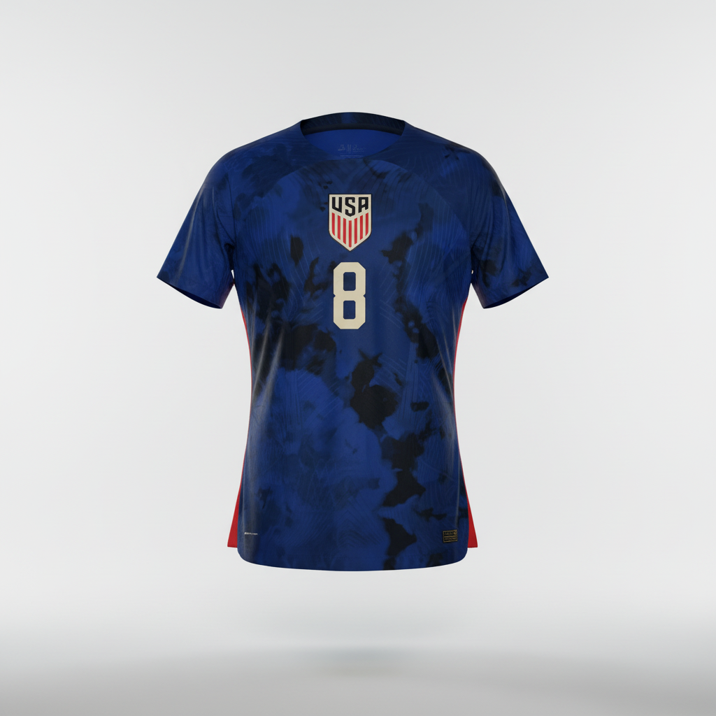 2022-2023 United States (USA) McKennie AWAY Kit Soccer Jersey Shirt Nike Medium Authentic
