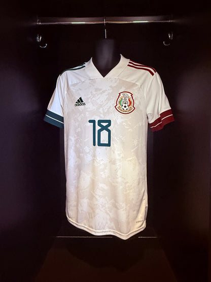 2020-2021 Mexico A. Guardado AWAY Kit Soccer Jersey Football Shirt adidas Small Authentic