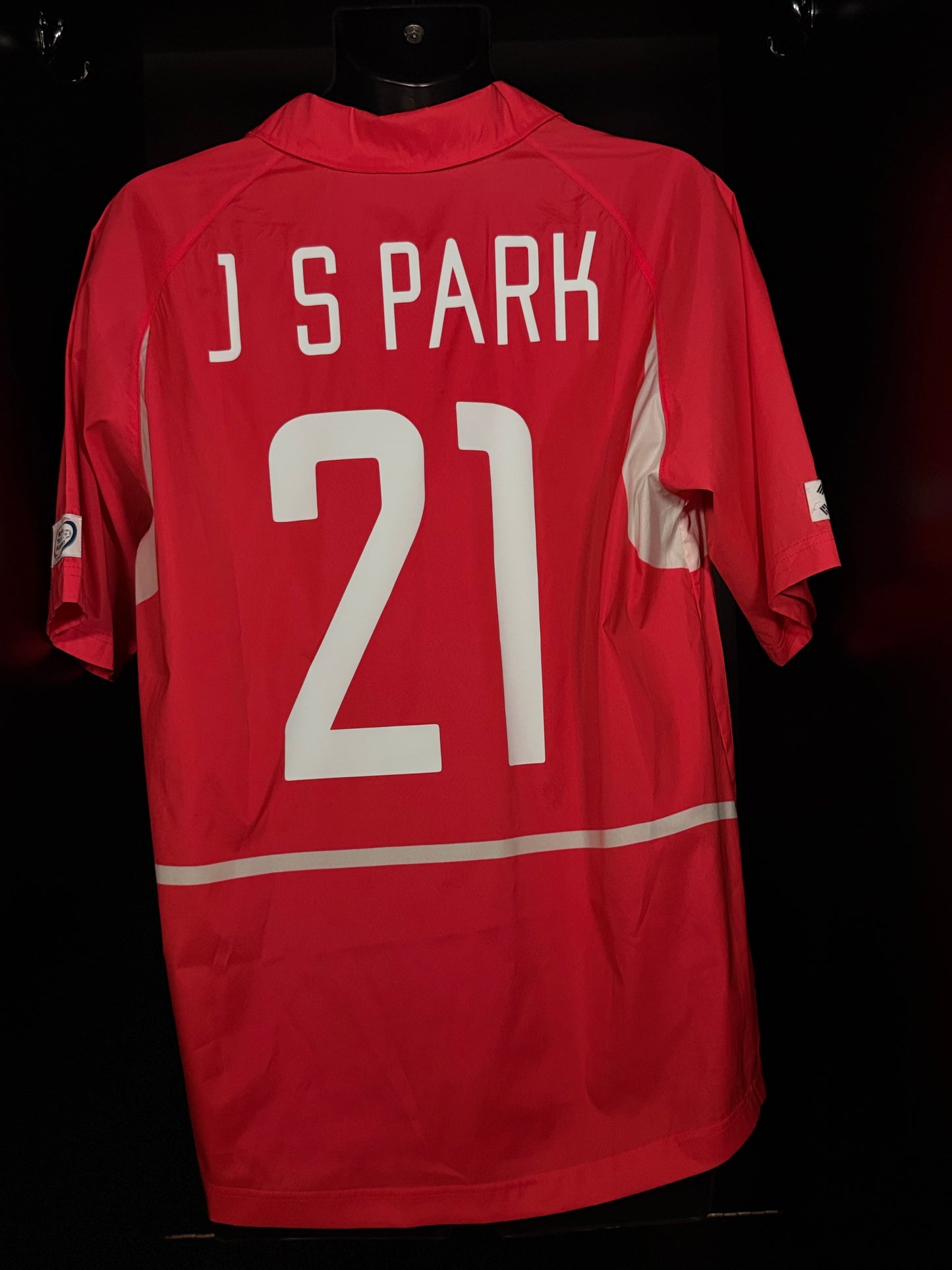 2002-2003 South Korea J S Park HOME Kit Soccer Jersey Shirt Nike Large Authentic